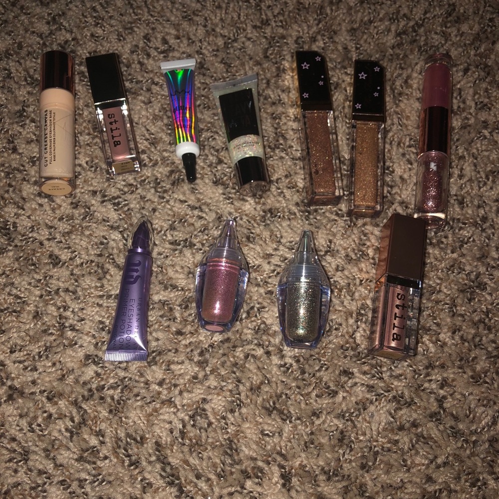 High end & Drugstore Eye Glitter/Shimmer Bundle